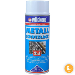Wilckens Metall-Schutzlack Spray 2in1 Weiß