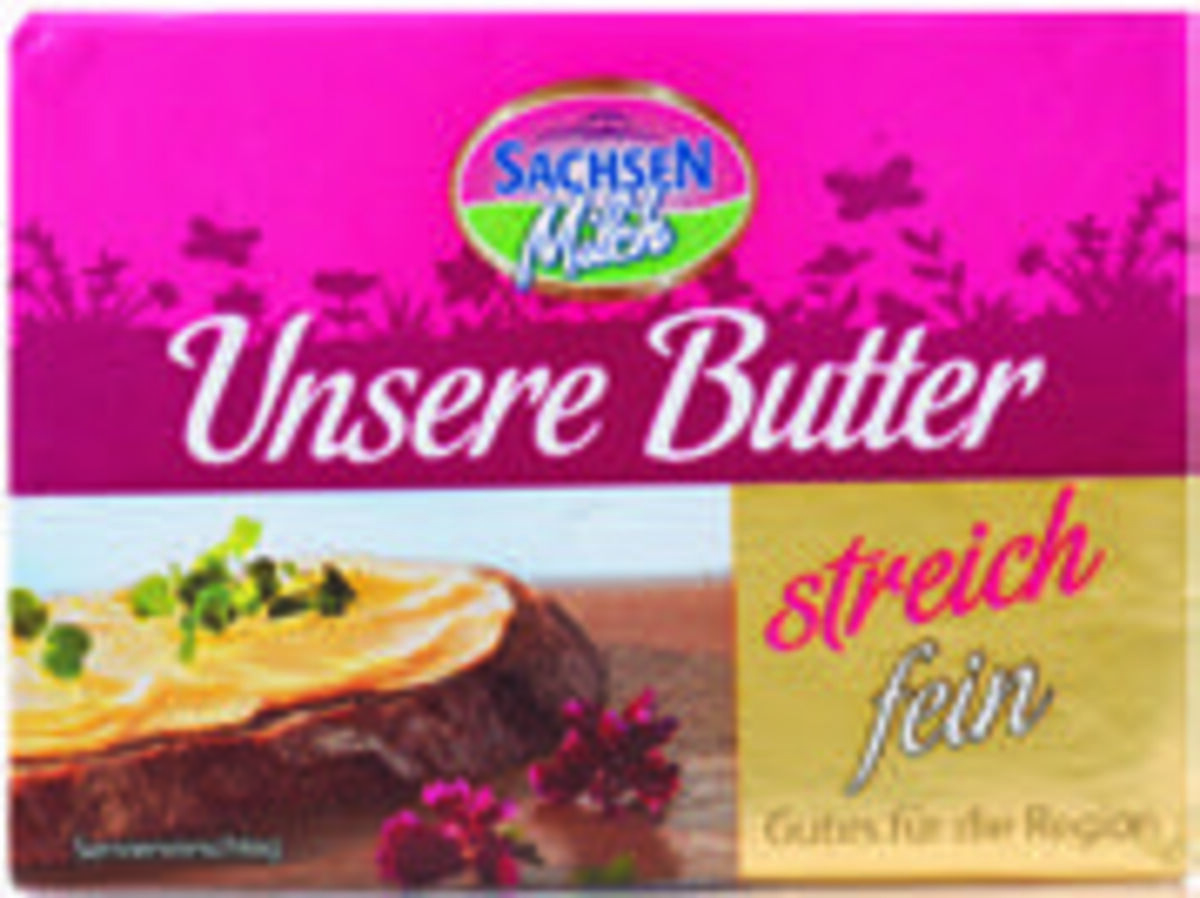 Bild 1 von Sachsenmilch Unsere Butter streich fein 250 g