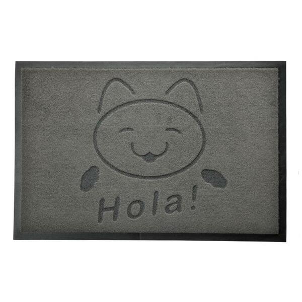 Bild 1 von acerto® Premium Fußmatte Schmutzfangmatte CAT HOLA grau 40x60cm