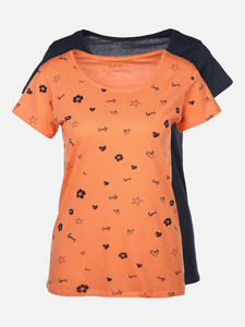 Damen Shirts im 2er Pack
                 
                                                        Orange