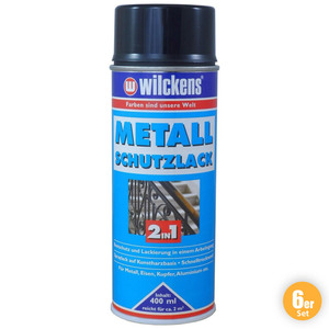 Wilckens Metall-Schutzlack Spray 2in1 Schwarz