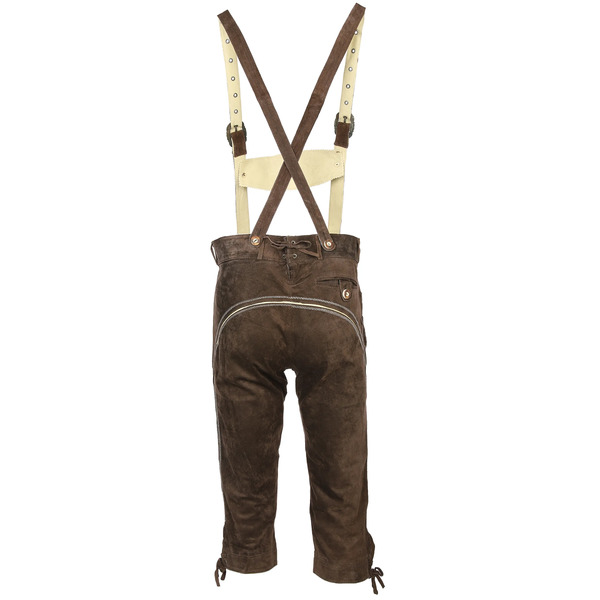 Bild 2 von Herren Trachtenhose 3/4 lang in Echtleder
                 
                                                        Braun