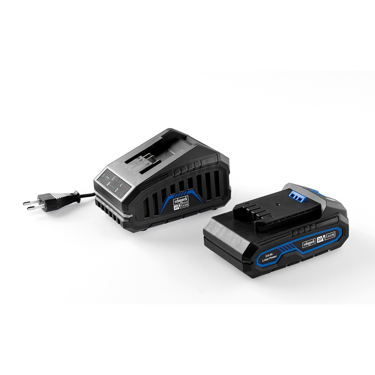 Bild 2 von Scheppach Akku Gras- und Strauchschere C-HTGS200-X 20V, inkl. Starter Kit