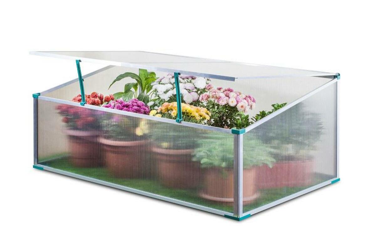 Bild 2 von GARTEN Frühbeet aus Aluminium 100 x 60 x 30/40 cm