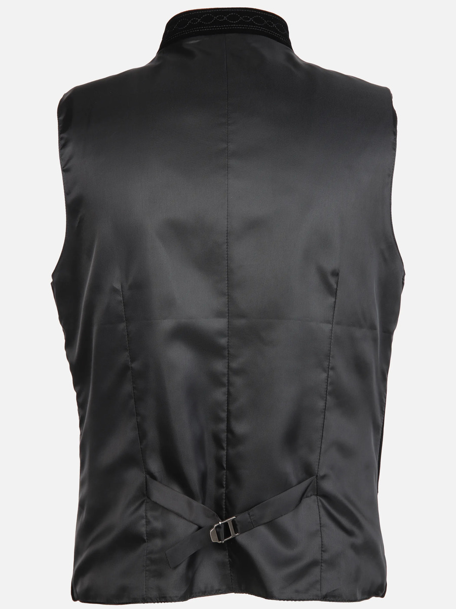 Bild 2 von Herren Samt Trachtenweste mit Stickerei
                 
                                                        Schwarz