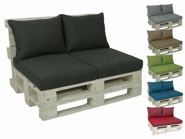 Bild 1 von GO-DE Textil Lounge Paletten-Kissen 2er Set