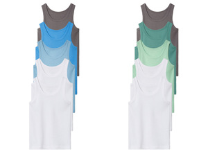 lupilu® Kleinkinder Unterhemden, 5 Stück, aus reiner Bio-Baumwolle