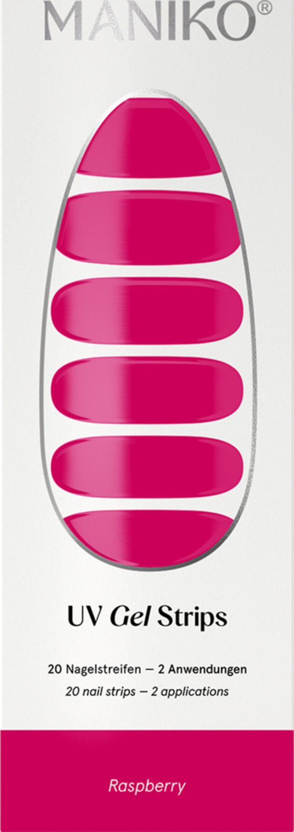 Bild 1 von MANIKO UV Gel Strip Raspberry