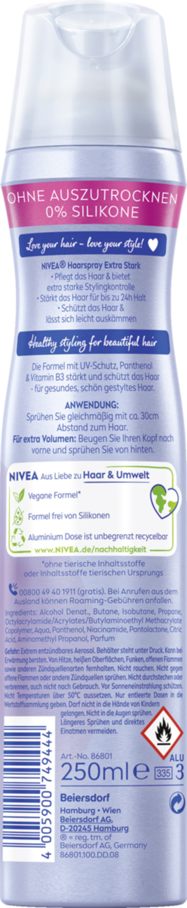 Bild 2 von NIVEA Haarspray Extra Stark