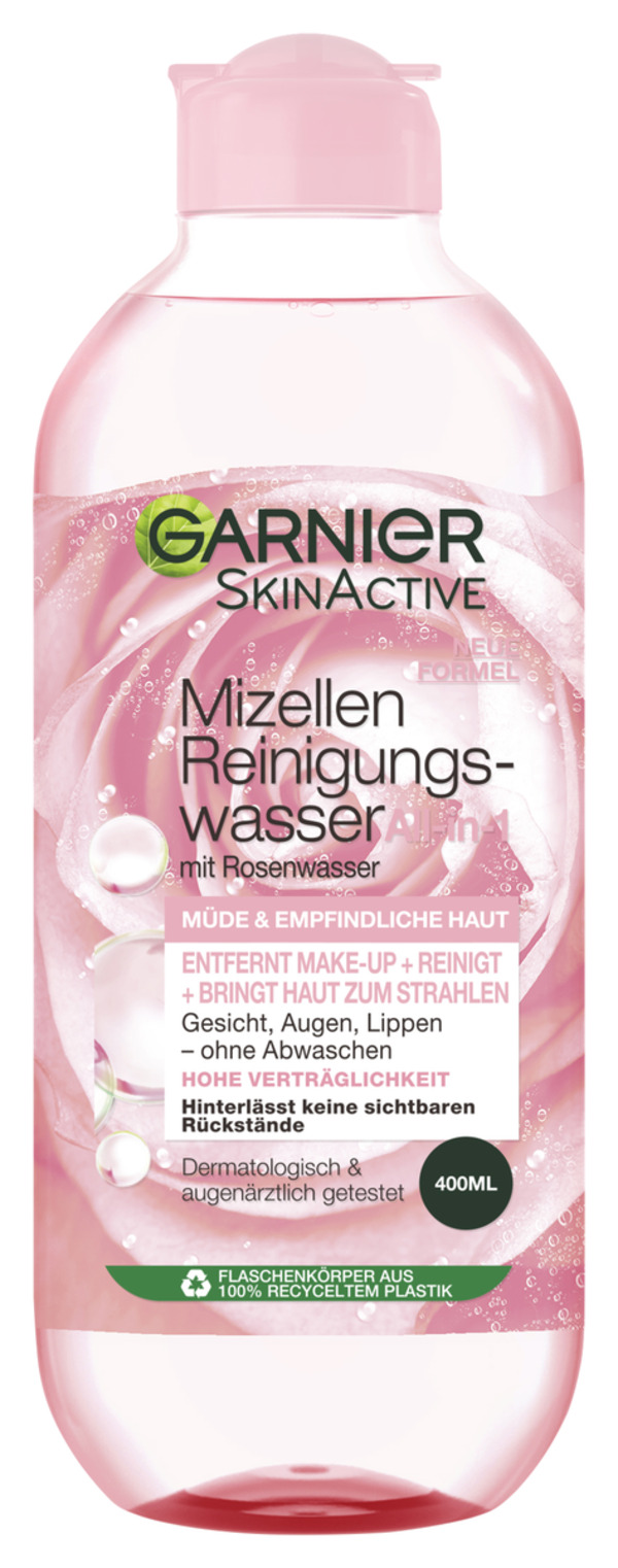 Bild 1 von Garnier SkinActive Mizellen Reinigungswasser All-in-1 mit Rosenwasser