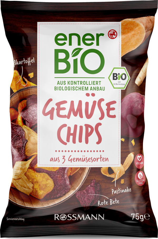 Bild 1 von enerBiO Gemüse Chips 2.39 EUR/100 g