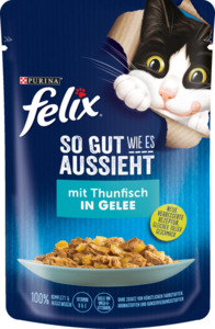 Felix So gut wie es aussieht mit Thunfisch in Gelee 0.59 EUR/100 g