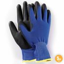 Bild 1 von Powertec Garden Multifunktions Handschuhe, Blau, Größe 9 - 5er Set
