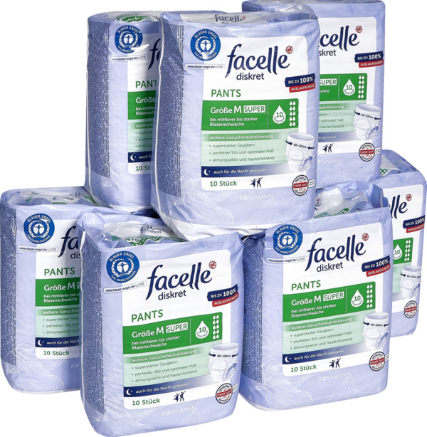 Bild 4 von facelle diskret Vorteilspack Hygiene-Pants super Gr. M