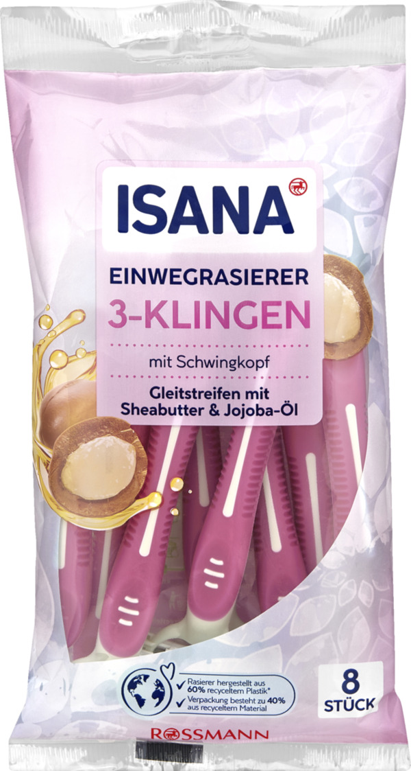 Bild 1 von ISANA Damen Einwegrasierer 3-Klingen