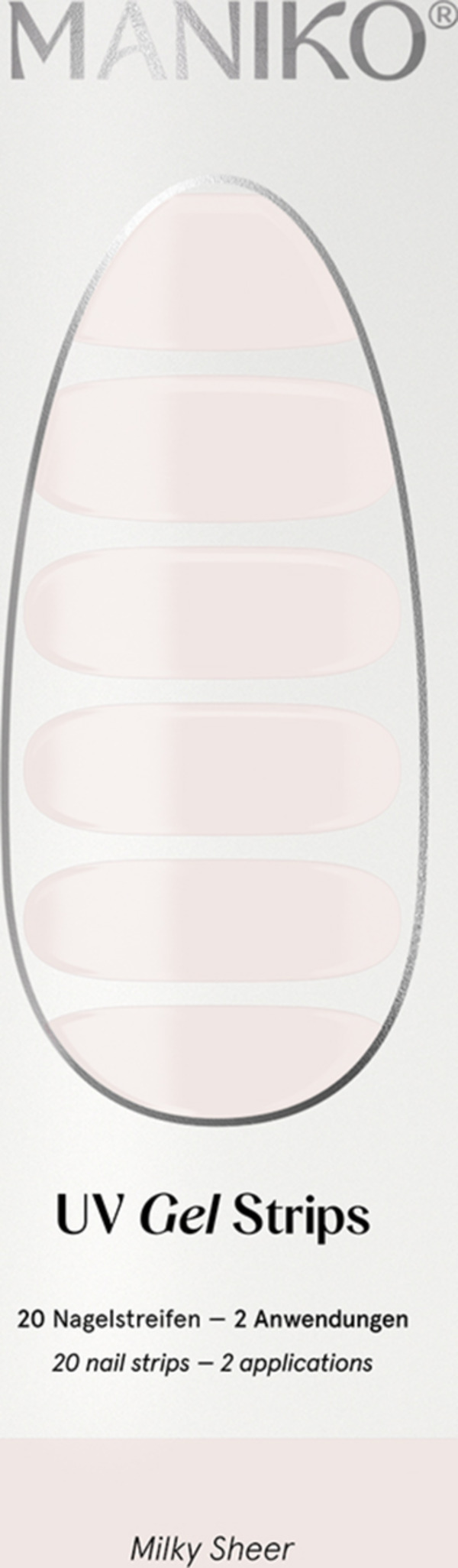 Bild 1 von MANIKO UV Gel Strip Milky Sheer