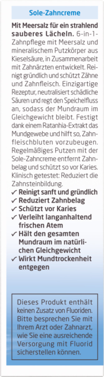 Bild 2 von Weleda Sole-Zahncreme 5.19 EUR/100 ml