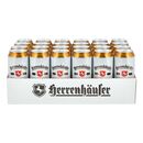 Bild 1 von Herrenhaeuser Premium Pilsener 4,9 % vol 0,5 Liter Dose, 24er Pack