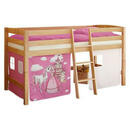 Bild 1 von HOCHBETT Buche massiv 90/200 cm Pink Naturfarben