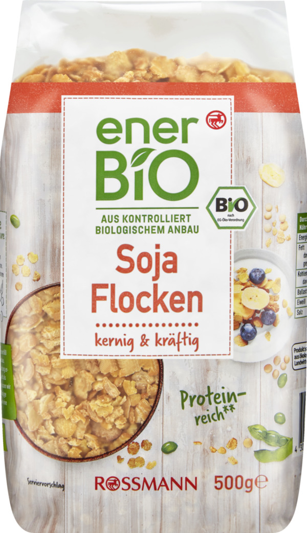 Bild 1 von enerBiO Sojaflocken 4.38 EUR/1 kg