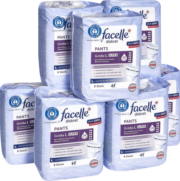 Bild 2 von facelle diskret Vorteilspack Hygiene-Pants super Gr. L