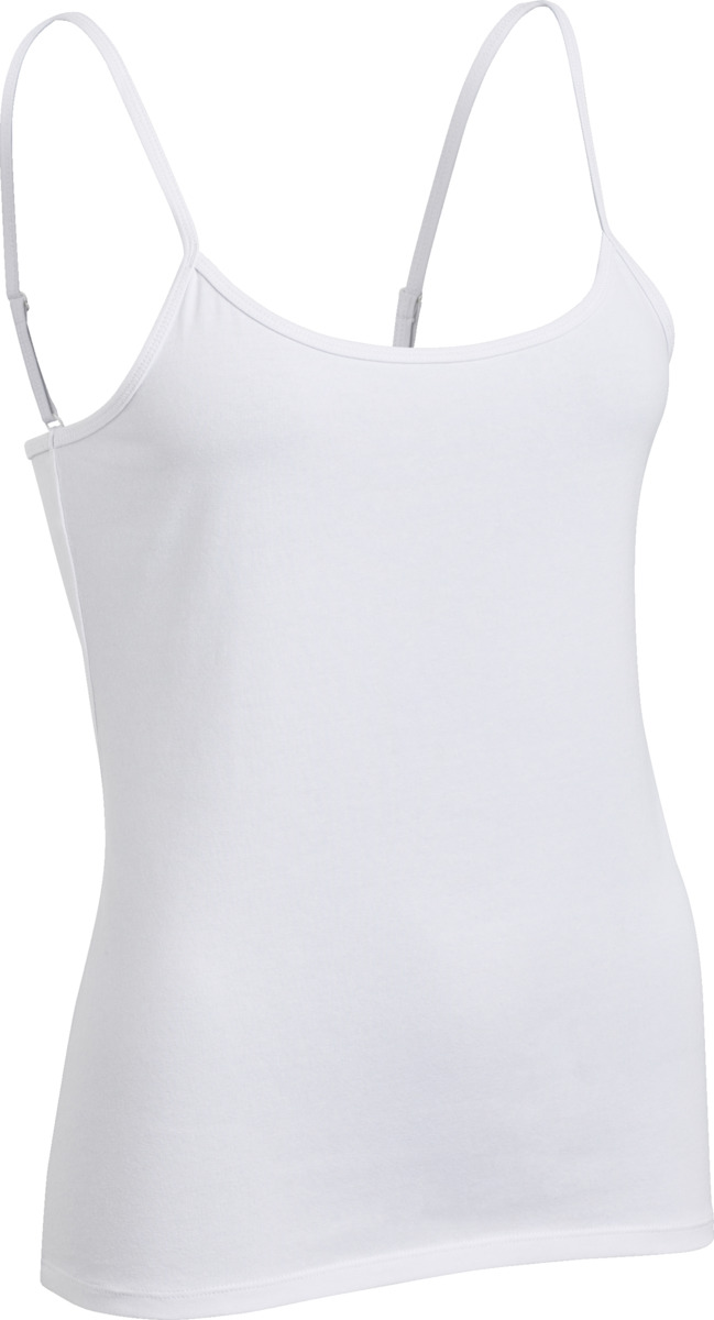 Bild 1 von IDEENWELT 2er Set Spaghetti-Tops Gr. XL weiß/grau