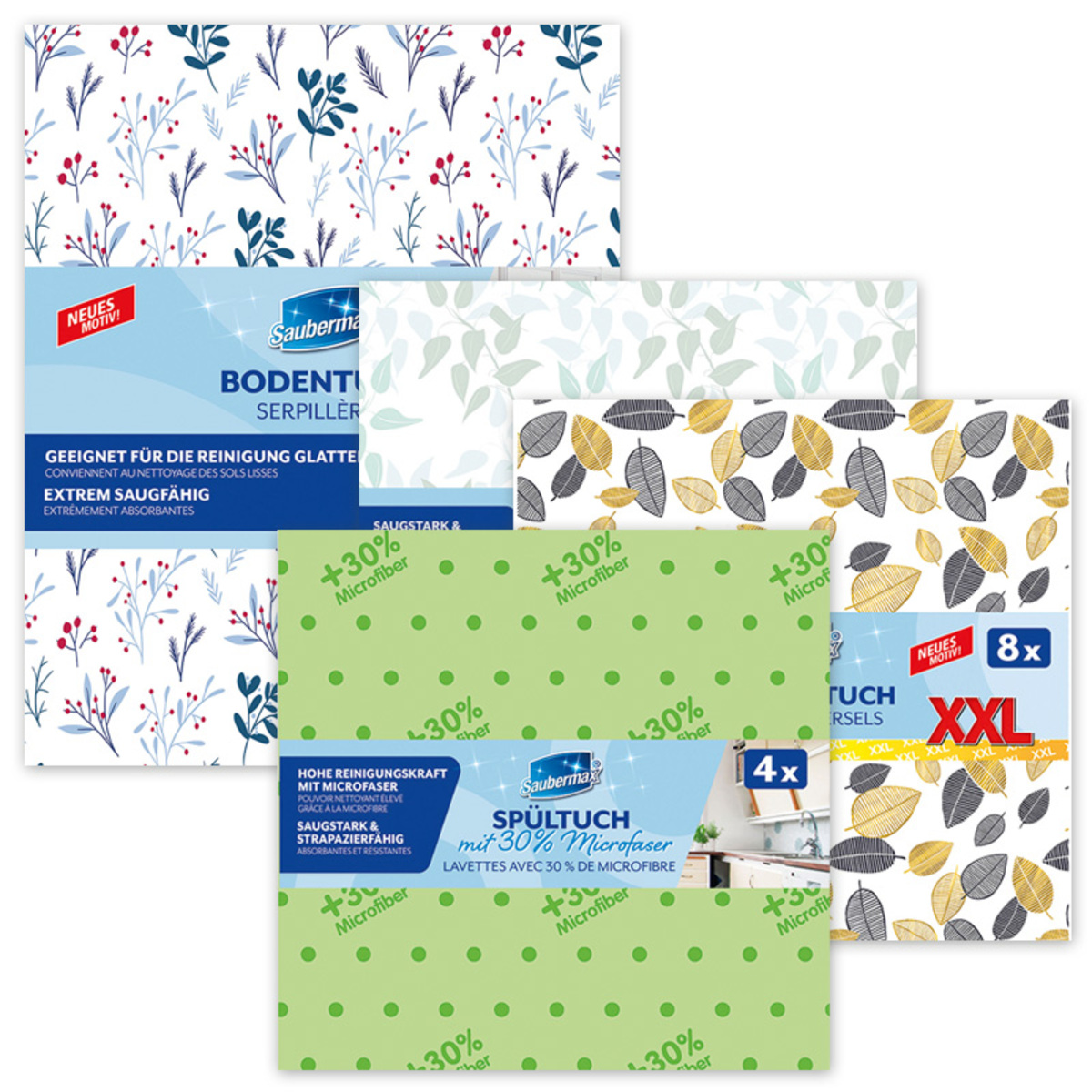 Bild 1 von Saubermax Boden-/ Spül-/ Universaltuch