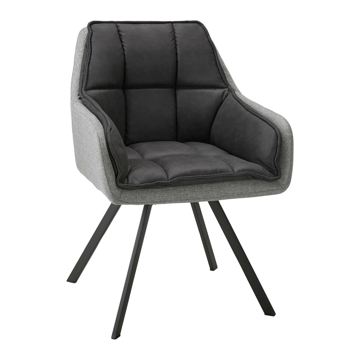 Bild 1 von ARMLEHNSTUHL in grau drehbar 'Billy'