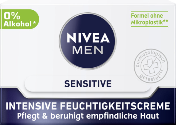 Bild 1 von NIVEA MEN Intensiv Feuchtigkeitscreme sensitiv