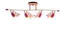 Bild 1 von Deckenstrahler Schmetterlinge Holz rosa