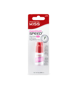 KISS Maximum Speed Nagelkleber pink