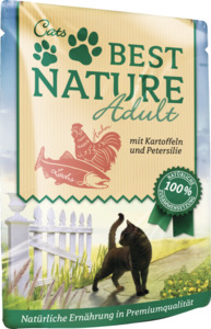 Best Nature Katzenfutter Adult Lachs & Huhn 1.05 EUR/100 g (16 x 85.00g)