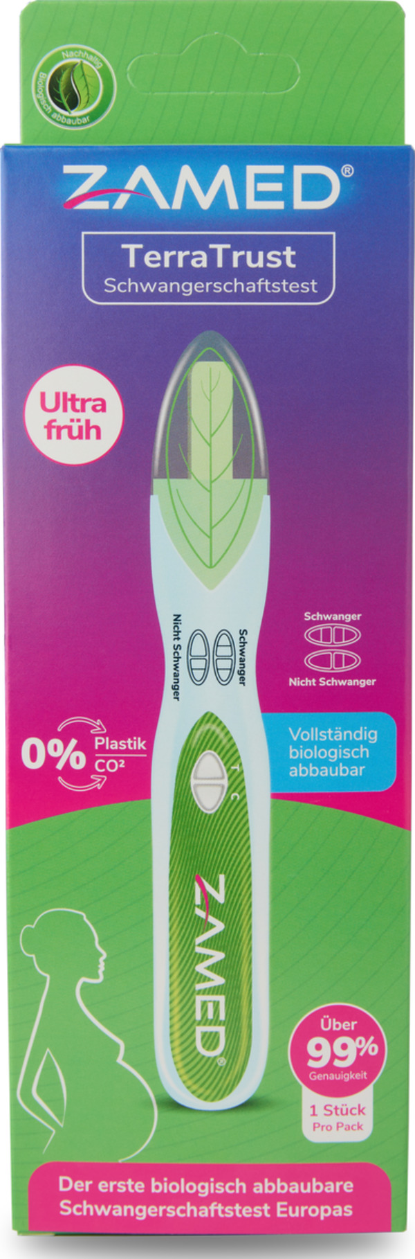 Bild 1 von ZAMED Ultrafrüh Schwangerschaftstest