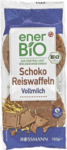enerBiO Bio Schoko Reiswaffeln Vollmilch
