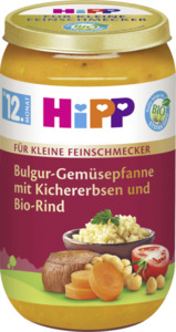 HiPP Bio Bulgur-Gemüsepfanne mit Kichererbsen und Bio-R 0.43 EUR/100 g (6 x 250.00g)