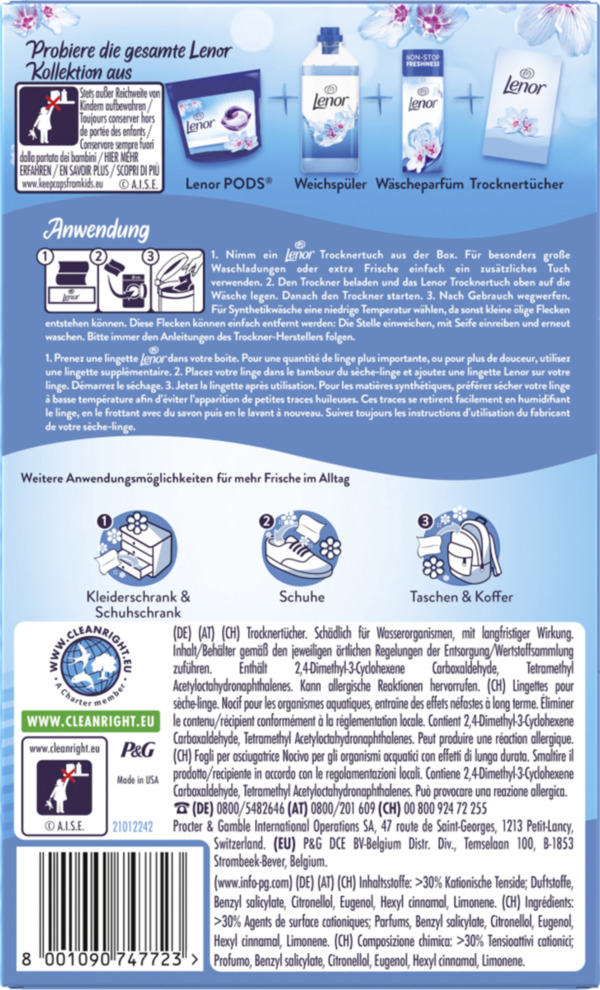 Bild 4 von Lenor Trocknertücher Aprilfrisch