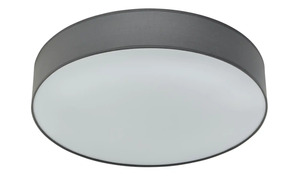 LED-Deckenleuchte Stoffschirm, grau