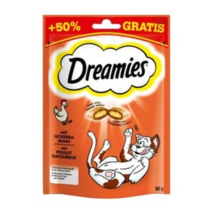 Dreamies +50% gratis 6x90g Huhn
