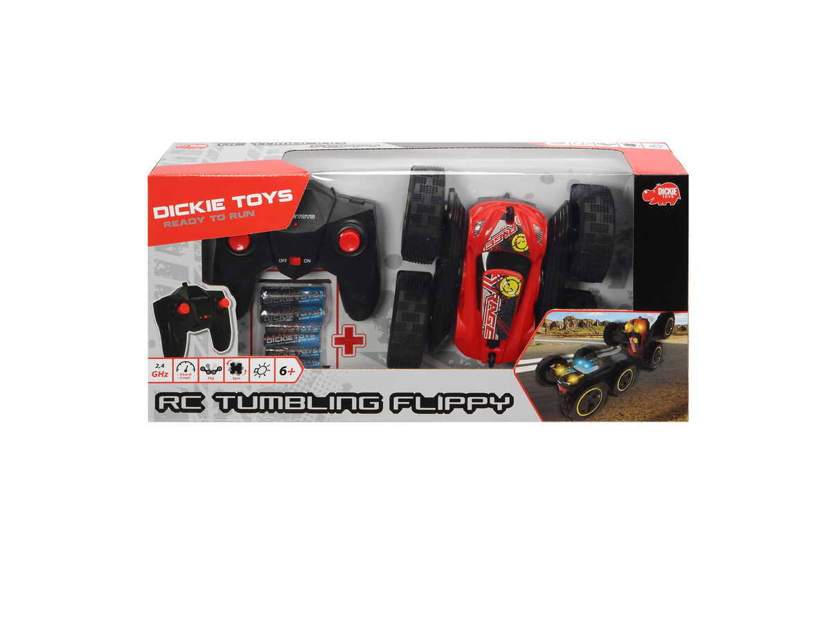 Bild 1 von Dickie Toys RC Tumbling Flippy Spielzeugauto mit Funkfernsteuerung