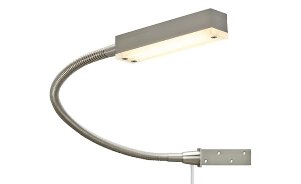 Bild 1 von LED-Bettleuchte, 1-flammig, Nickel matt