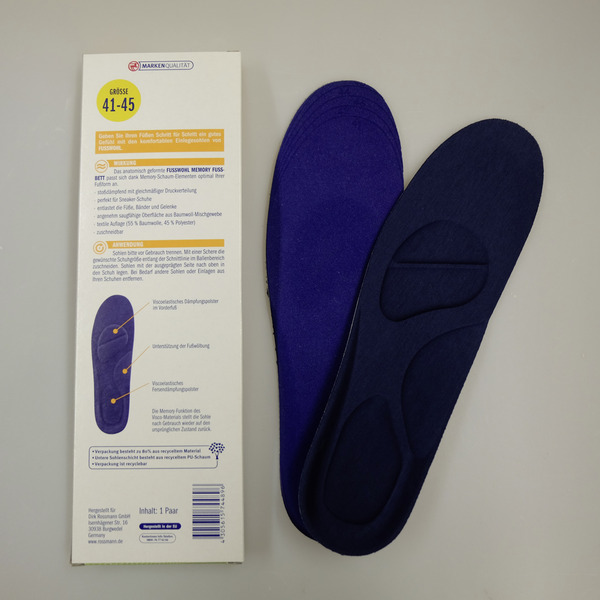 Bild 4 von Fusswohl Memory Fussbett Größe 41-45