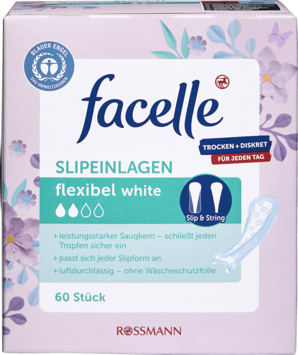 Bild 1 von facelle Slipeinlagen String & Slip white