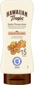 Hawaiian Tropic Satin Protection Sun Lotion LSF 15 3.88 EUR/100 ml