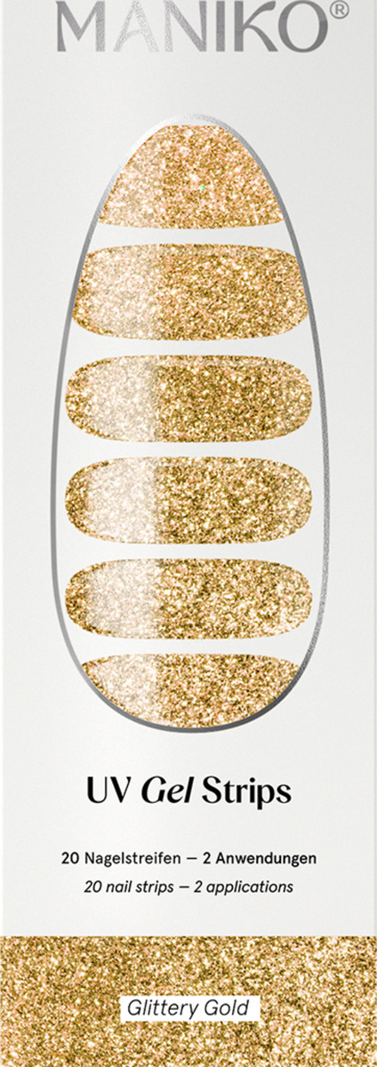 Bild 1 von MANIKO UV Gel Strip Glittery Gold