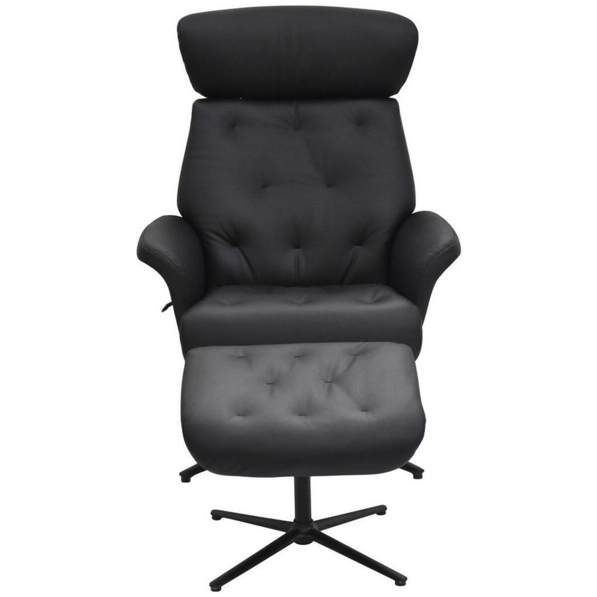 Bild 1 von Xora RELAXSESSELSET Lederlook, beschichtet Kombination Echtleder/Lederlook, Braun