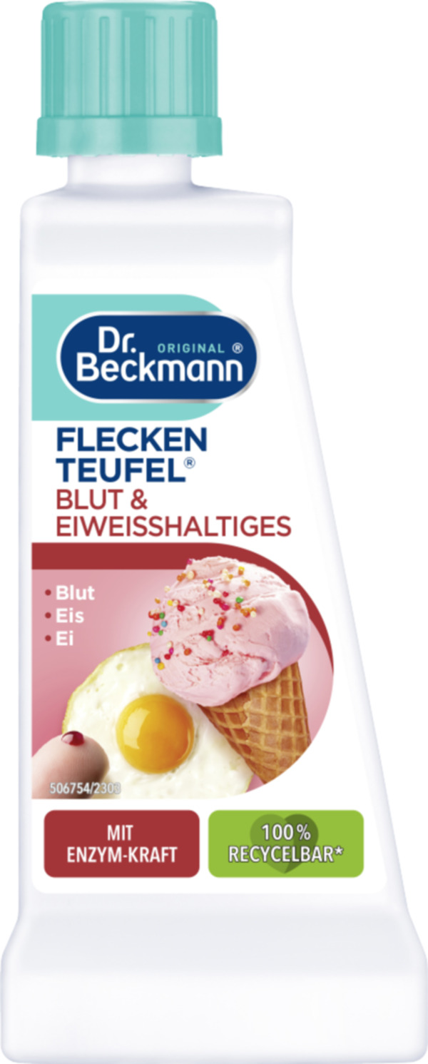 Bild 1 von Dr. Beckmann Fleckenteufel® Blut & Eiweißhaltiges 3.98 EUR/100 ml