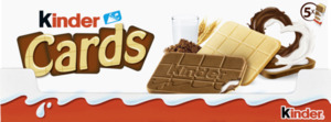 Ferrero Kinder Cards Waffel im Keksformat 1.55 EUR/100 g