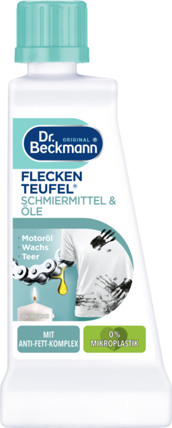 Bild 1 von Dr. Beckmann Fleckenteufel® Schmiermittel/Öle 3.98 EUR/100 ml