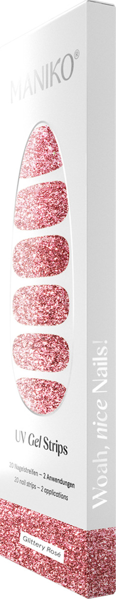 Bild 2 von MANIKO UV Gel Strip Glittery Rose