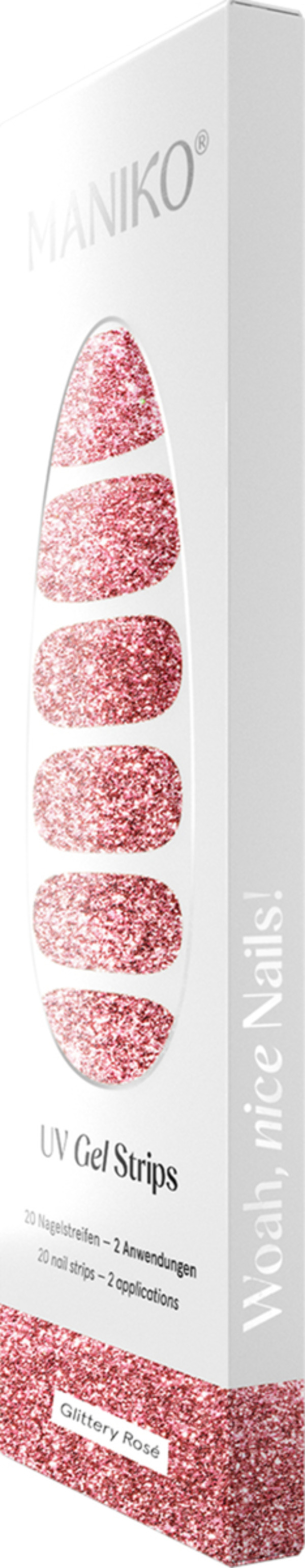 Bild 2 von MANIKO UV Gel Strip Glittery Rose